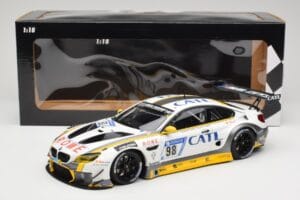 BMW M6 GT3 F13 #98 Rowe Racing M. Palttala / N. Catsburg 2nd Place 24 Hours of Nurburgring 2017 Minichamps 1:18 155172698 Мет — снимка 6 от 6