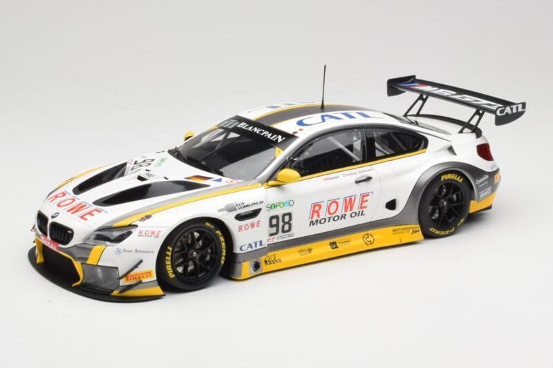 BMW M6 GT3 F13 #98 Rowe Racing T. Blomqvist / N. Catsburg 24 Hours of Spa 2017 Minichamps 1:18 155172688 Метал