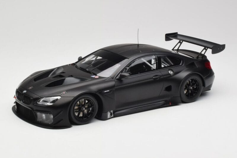 BMW M6 GT3 F13 Plain Body Version Matte Black Minichamps 1:18 155162610 Метал