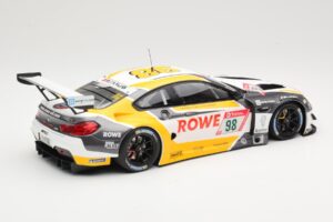 BMW M6 GT3 Rowe Racing #98 M. Wittmann / T. Blomqvist / P. Eng 4th Place 24 Hours Nurburgring 2020 Minichamps 1:18 155202698  — снимка 2 от 6