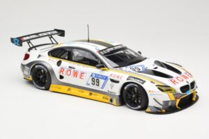 BMW M6 GT3 Rowe Racing #99 M. Basseng / M. Martin 24 Hours Nurburgring 2017 Minichamps 1:18 155172699 Метал — снимка 4 от 6