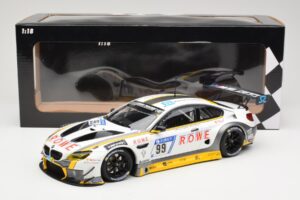 BMW M6 GT3 Rowe Racing #99 M. Basseng / M. Martin 24 Hours Nurburgring 2017 Minichamps 1:18 155172699 Метал — снимка 6 от 6