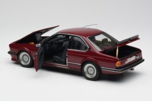 BMW M635 CSi E24 Karmin Червен AUTOart 1:18 70528 Метал — снимка 5 от 8