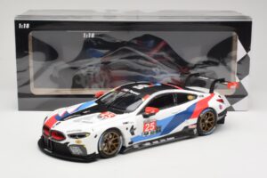 BMW M8 GTE Team RLL C. De Phillippi / B. Auberlen 2nd in Class 12 Hours of Sebring 2018 Minichamps 1:18 155182925 Метал — снимка 6 от 6