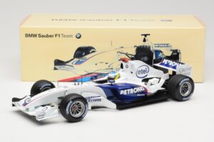BMW Sauber F1.06 #16 N. Heidfeld Launch Version 2006 Minichamps 1:18 80430413183 Метал — снимка 6 от 6