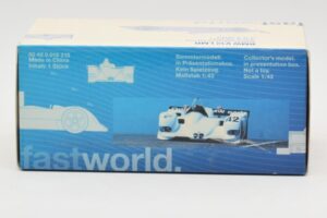 BMW V12 LMR LMP1 #42 Beck's T. Kristensen / J. Lehto / J. Müller 24 Hours of Le Mans 1999 Minichamps 1:43 80429418139 Метал — снимка 4 от 4