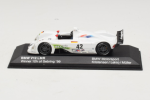 BMW V12 LMR #42 T. Kristensen / J.J. Lehto / J. Muller 24 Hours of Le Mans 1999 Minichamps 1:43 80429418137 Метал