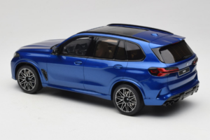 BMW X5 M F95 Competition Marina Bay Blue Metallic GT Spirit 1:18 GT967 Смола — снимка 5 от 6