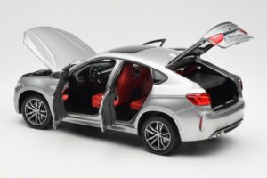BMW X6 M F86 Donington Сиво Металик Norev 1:18 80432364886 Метал — снимка 5 от 8