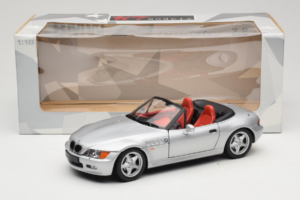 BMW Z3 Кабриолет Сребърен UT Models 1:18 20402 Метал — снимка 8 от 8