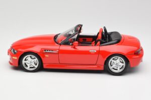 BMW Z3 E36/7 Роудстър Червен Bburago 1:18 3349 Метал — снимка 4 от 8