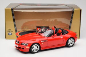 BMW Z3 E36/7 Роудстър Червен Bburago 1:18 3349 Метал — снимка 8 от 8