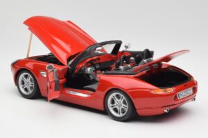 BMW Z8 E52 Червен Металик Bburago 1:18 18-12032 Метал — снимка 5 от 8
