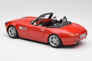BMW Z8 E52 Червен Металик Bburago 1:18 18-12032 Метал — снимка 7 от 8