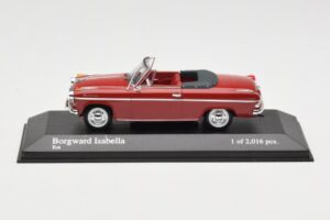 Borgward Isabella Кабриолет Червен Minichamps 1:43 400096060 Метал