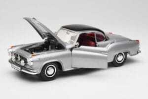 Borgward Isabella Coupe Сив & Черен Revell 1:18 8989 Метал — снимка 8 от 8