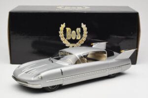 Borgward Traumwagen Сребрист BoS Models 1:18 BOS052 Смола — снимка 6 от 6