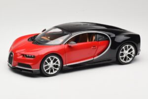 Bugatti Chiron Черен & Червен Bburago 1:18 18-11040 Метал