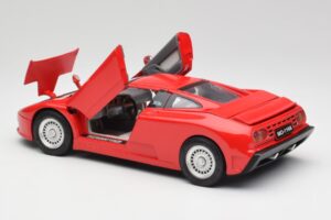 Bugatti EB110 SS Червен Anson 1:18 30303-W-M1 Метал — снимка 5 от 8