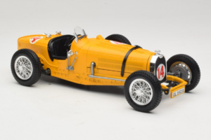 Bugatti Type 59 #14 Grand Prix Оранжев Bburago 1:18 3012 Метал — снимка 4 от 6