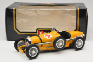 Bugatti Type 59 #14 Grand Prix Оранжев Bburago 1:18 3012 Метал — снимка 6 от 6