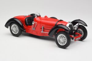 Bugatti Type 55 Червен Bburago 1:18 3009 Метал — снимка 4 от 6