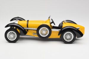 Bugatti Type 59 Жълт Bburago 1:18 3005 Метал — снимка 4 от 8