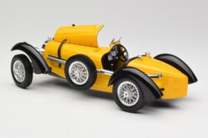 Bugatti Type 59 Жълт Bburago 1:18 3005 Метал — снимка 5 от 8