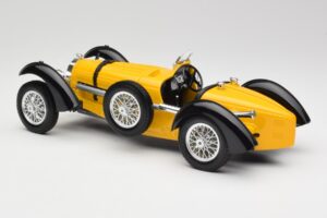 Bugatti Type 59 Жълт Bburago 1:18 3005 Метал — снимка 7 от 8