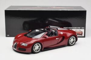 Bugatti Veyron Grand Sport Червен Minichamps 1:18 100110832 Метал — снимка 9 от 9