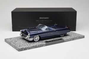 Buick Wildcat I Concept Тъмносин Minichamps 1:18 107141331 Метал — снимка 6 от 6