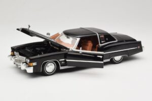 Cadillac Eldorado Черен Anson 1:18 30357 Метал — снимка 2 от 8