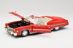 Cadillac Eldorado Кабриолет Червен Anson 1:18 30387 Метал — снимка 2 от 8