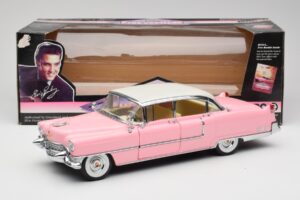 Cadillac Fleetwood Elvis Presley Розов MRC 1:18 LIC1000 Метал — снимка 8 от 8