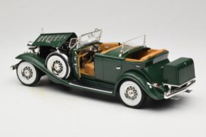 Cadillac Sport Phaeton Зелен Anson 1:18 30383 Метал — снимка 6 от 9