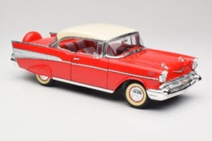 Chevrolet Bel Air Matador Червен & India Слонова Кост Road Legends 1:18 92109 Метал — снимка 6 от 8