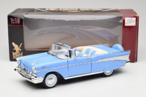 Chevrolet Bel Air Кабриолет Синьо Road Signature 1:18 55/1/0863 Метал — снимка 8 от 8