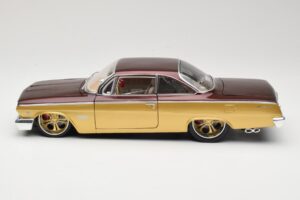 Chevrolet Bel Air Златен & Кафяв Maisto 1:18 31064 Метал — снимка 4 от 8