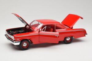 Chevrolet Bel Air Червен Maisto 1:18 31641 Метал — снимка 2 от 8