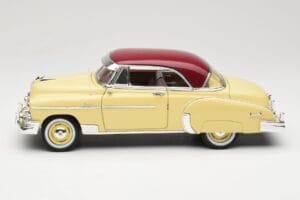 Chevrolet Bel Air Жълт & Червен Motormax 1:18 73111 Метал — снимка 4 от 8