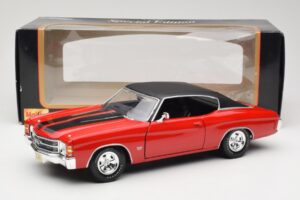 Chevrolet Chevelle SS 454 Червен Maisto 1:18 531892 Метал — снимка 8 от 8