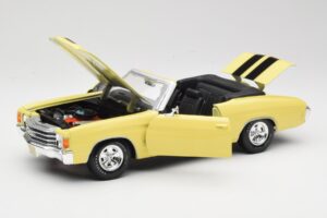 Chevrolet Chevelle SS 454 Жълт Maisto 1:18 531890 Метал — снимка 2 от 8