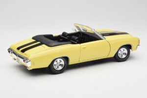 Chevrolet Chevelle SS 454 Жълт Maisto 1:18 531890 Метал — снимка 3 от 8