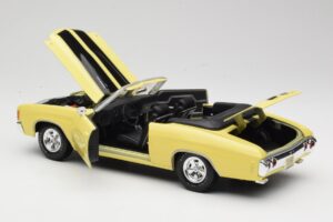 Chevrolet Chevelle SS 454 Жълт Maisto 1:18 531890 Метал — снимка 5 от 8