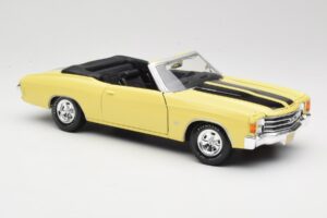 Chevrolet Chevelle SS 454 Жълт Maisto 1:18 531890 Метал — снимка 6 от 8