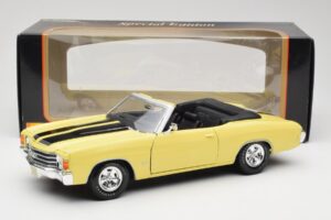 Chevrolet Chevelle SS 454 Жълт Maisto 1:18 531890 Метал — снимка 8 от 8