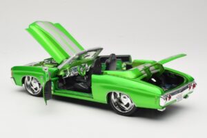Chevrolet Chevelle SS Кабриолет Зелен Maisto 1:18 31099 Метал — снимка 5 от 8