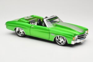 Chevrolet Chevelle SS Кабриолет Зелен Maisto 1:18 31099 Метал — снимка 6 от 8