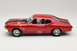 Chevrolet Chevelle SS Fast & Furious Червен Johnny Lightning 1:18 39578 Метал — снимка 3 от 6
