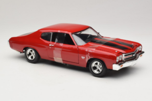 Chevrolet Chevelle SS Fast & Furious Червен Johnny Lightning 1:18 39578 Метал — снимка 4 от 6